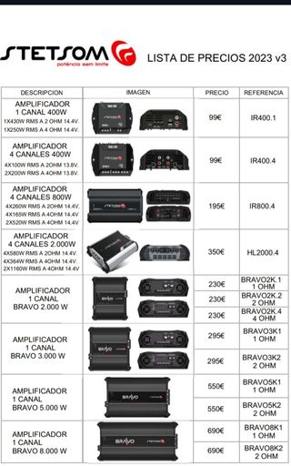 Stetsom Vulcan bravo 2k 3mil 5k 8k 12000