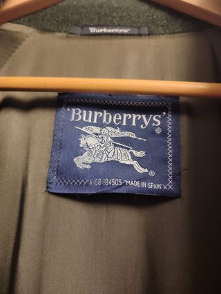 Abrigo 3/4 Burberrys Verde