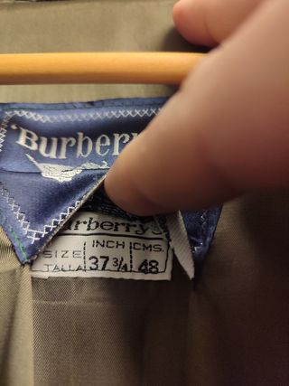 Abrigo 3/4 Burberrys Verde