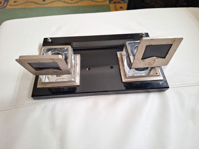 ESCRIBANIA DE CRISTAL ANTIGUA