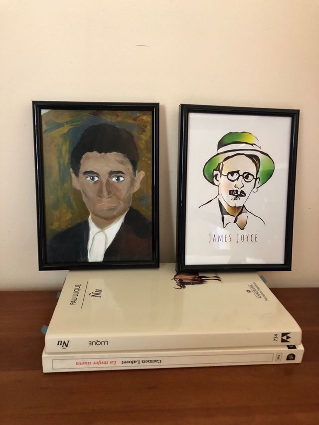 Kafka y Joyce clásicos Escritores Libreria Arte