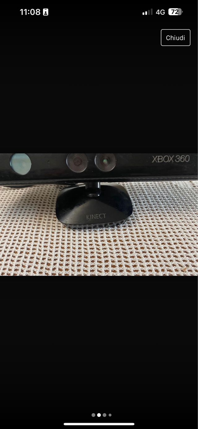 kinect per xbox 360 sensore