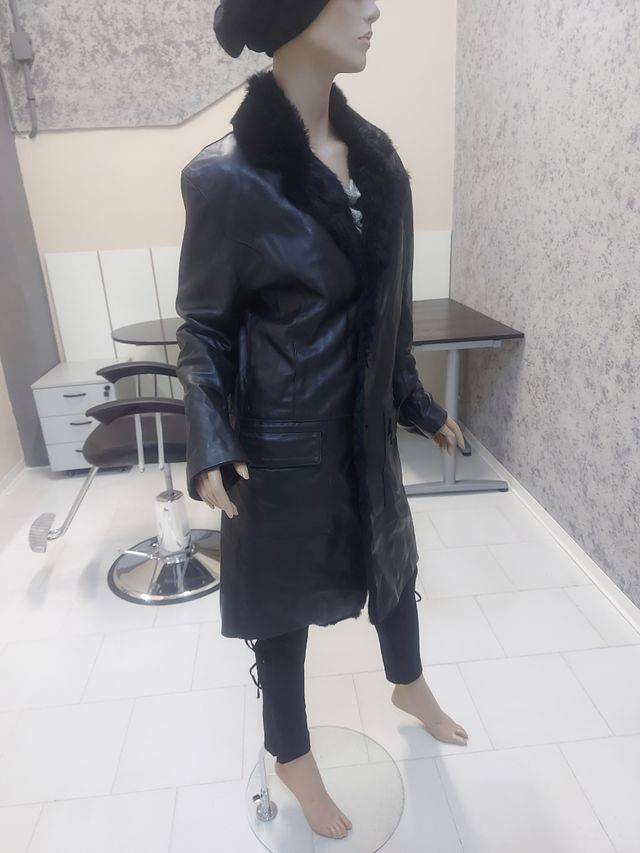 cappotto In vera pelle donna taglia L