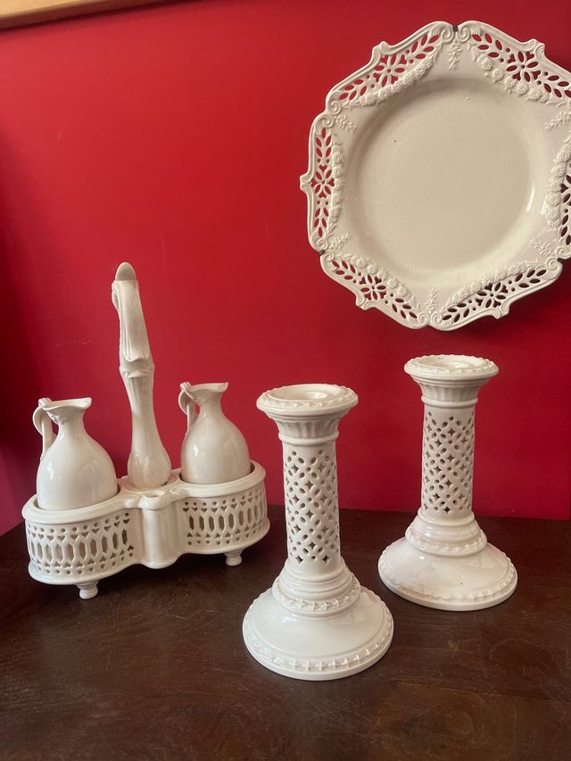 conjunto ceramica royal creamware