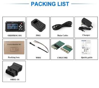 OBDPROG 501 Programador chave do carro, Scanner OB