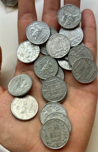 Lote x20 Monedas 10 Centimos 1953 EBC+/SC-