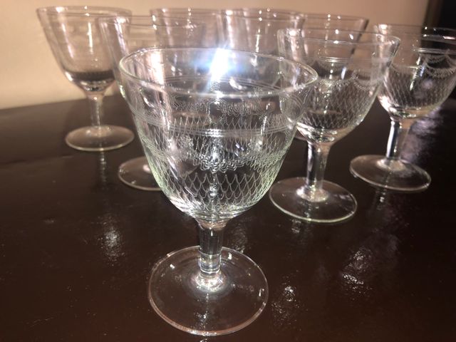 9 Coppe Cristallo Antiche x Spumanti