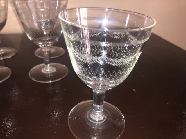 9 Coppe Cristallo Antiche x Spumanti