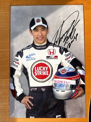 Foto Takuma Sato Ritratto firmata