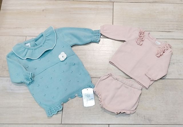 Dos conjuntos 0- 1 mes ( uno a estrenar)