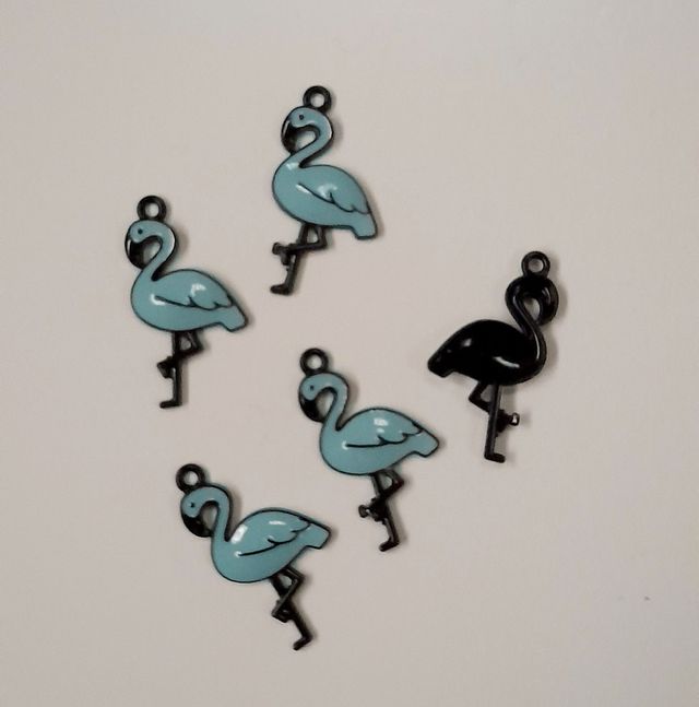 Set 35 ciondoli smaltati bigiotteria