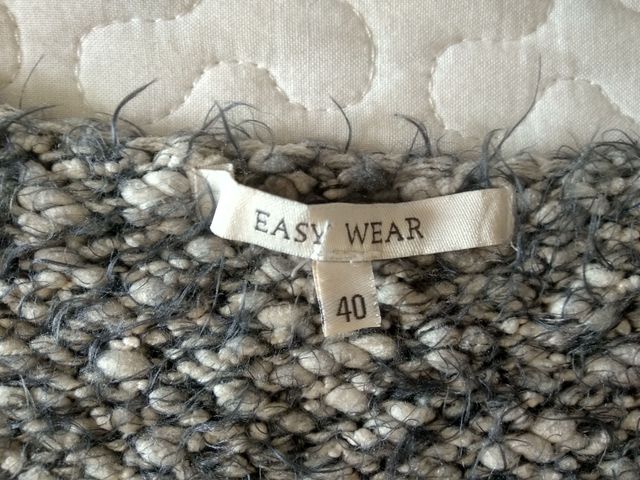 Jersey invierno blanco y gris