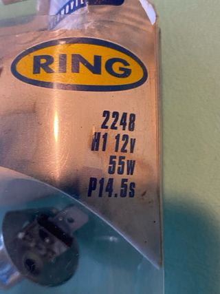 Lampara H1 12v 55w luz super blanca