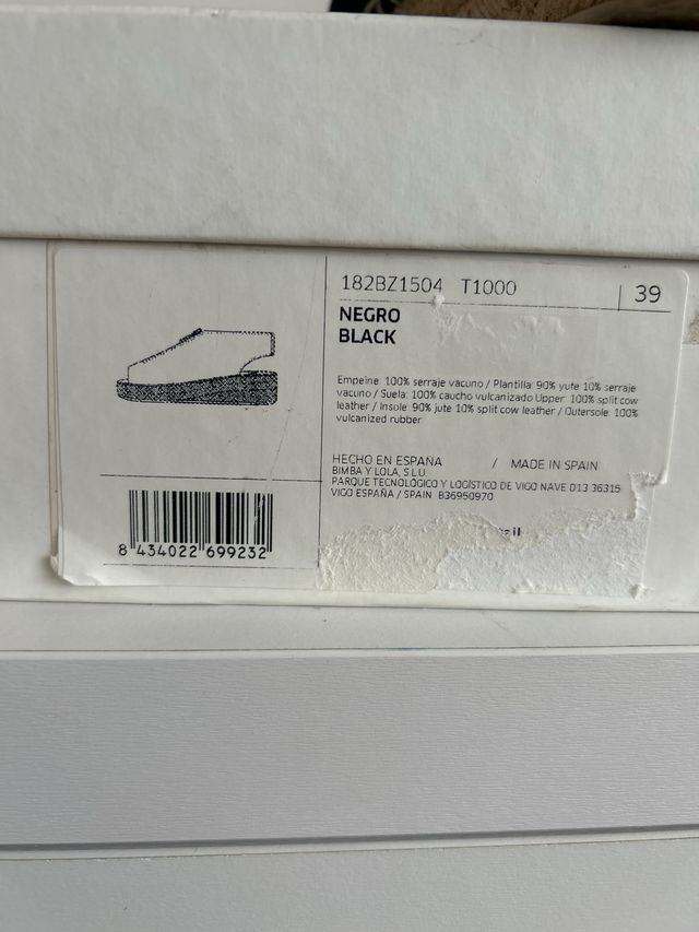 sandalia piel bimba y lola