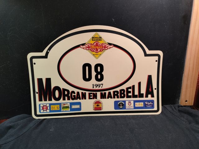 Placa automóvil Morgan Marbella 1997