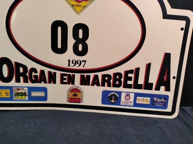 Placa automóvil Morgan Marbella 1997