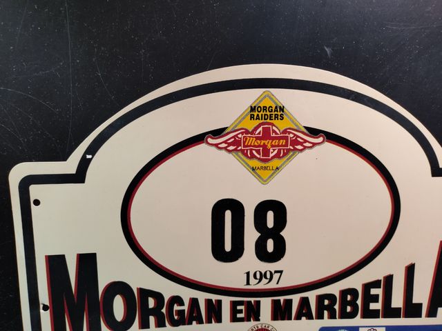 Placa automóvil Morgan Marbella 1997