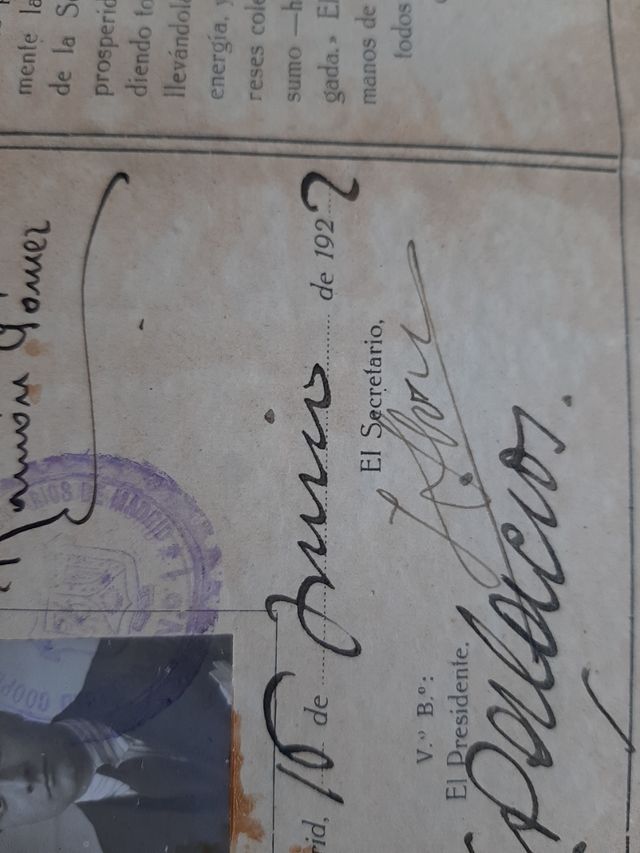 Antigua cartilla 1922