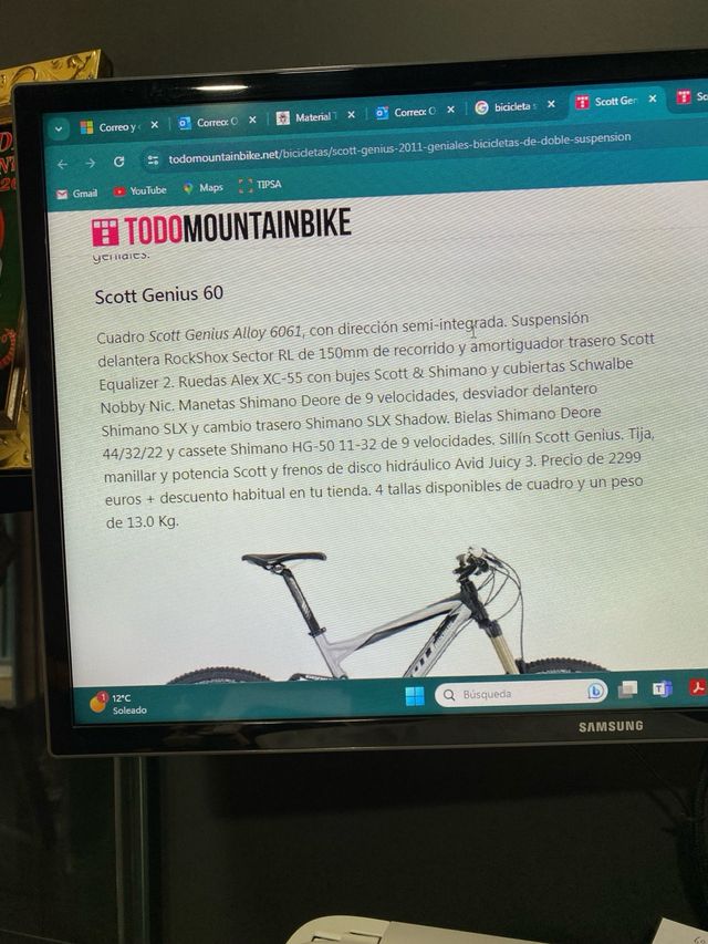 SCOTT MTB DOBLE SUSPENSION