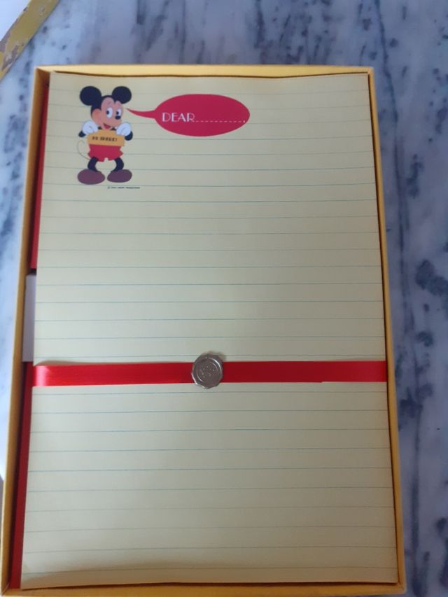 Walt Disney carta da lettere anni 60