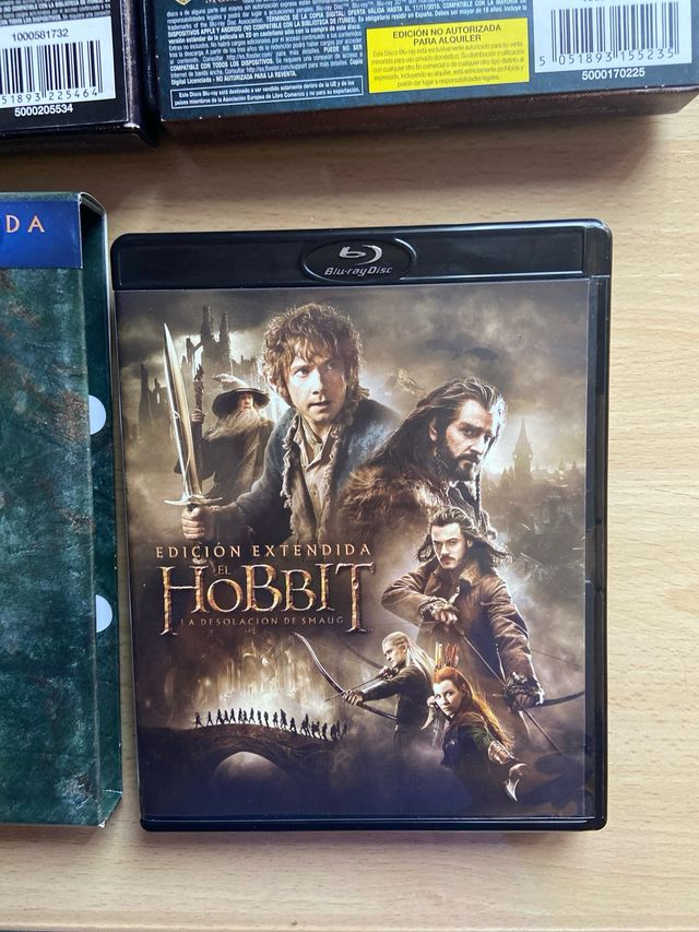 El hobbit version extendida. Blu-ray