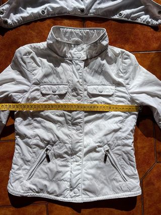 Giacca leggera bianca, ketchup, 10/11 anni