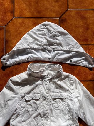Giacca leggera bianca, ketchup, 10/11 anni
