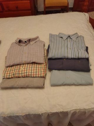 Lote de 6 camisas manga larga