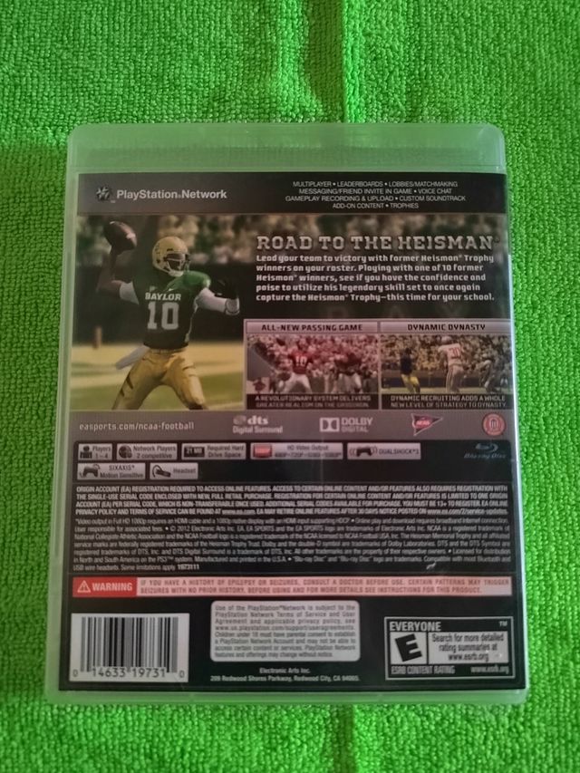 Juego ps3 NCAA football 13 holografica