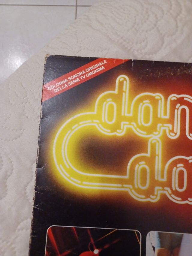 Disco vinile vintage anni 80