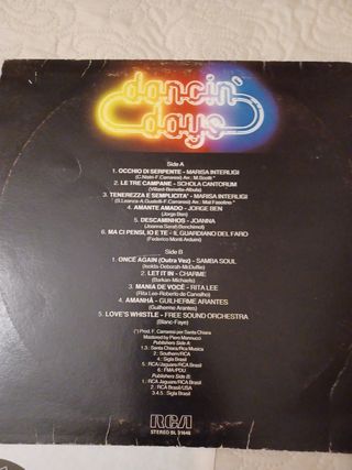 Disco vinile vintage anni 80