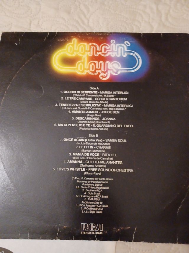 Disco vinile vintage anni 80