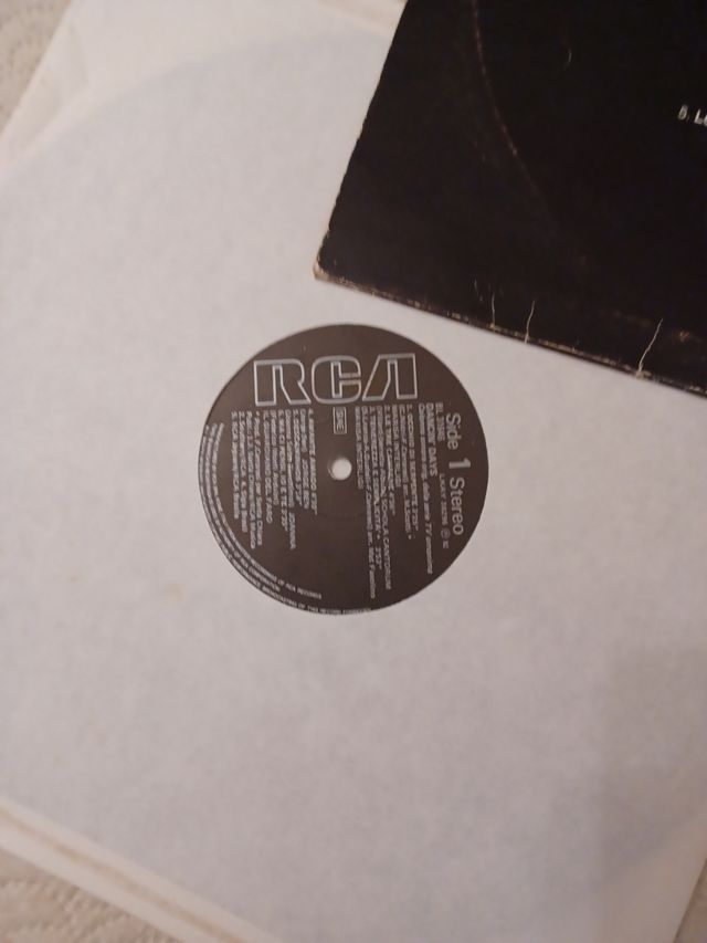 Disco vinile vintage anni 80