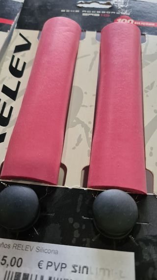puños de bicicleta de silicona VARIOS COLORES