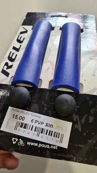 puños de bicicleta de silicona VARIOS COLORES