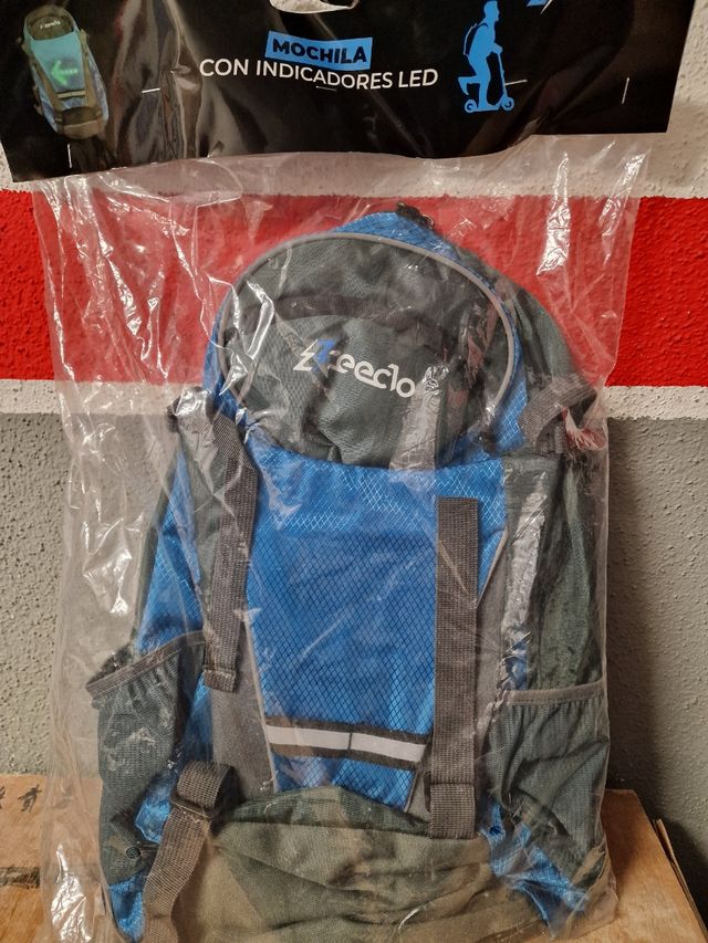 Mochila con luz de intermitente