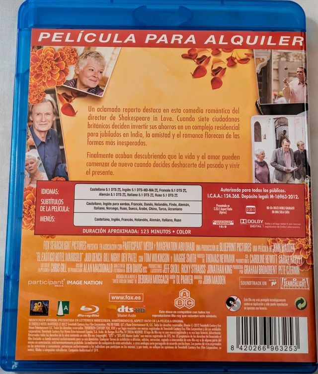 Hotel Marigold bluray (pack dos películas)