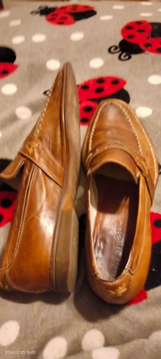Scarpe pelle cafè noir 42