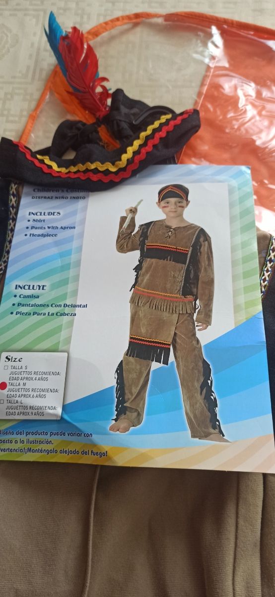 Disfraz de Indio