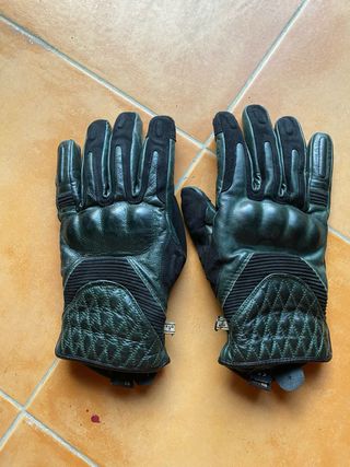 Guantes de moto de piel talla XL
