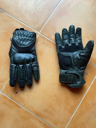 Guantes de moto de piel talla XL