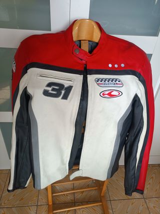 Chaqueta de piel Cover para moto