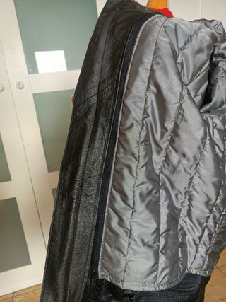 Chaqueta de piel Cover para moto