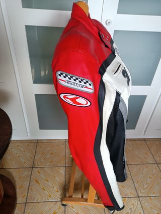 Chaqueta de piel Cover para moto