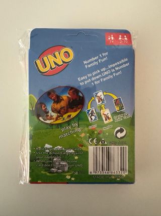 Cartas UNO SUPER MARIO