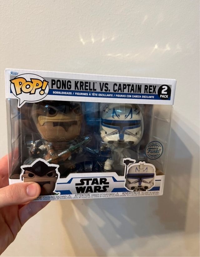 funko pong krell vs captain rex