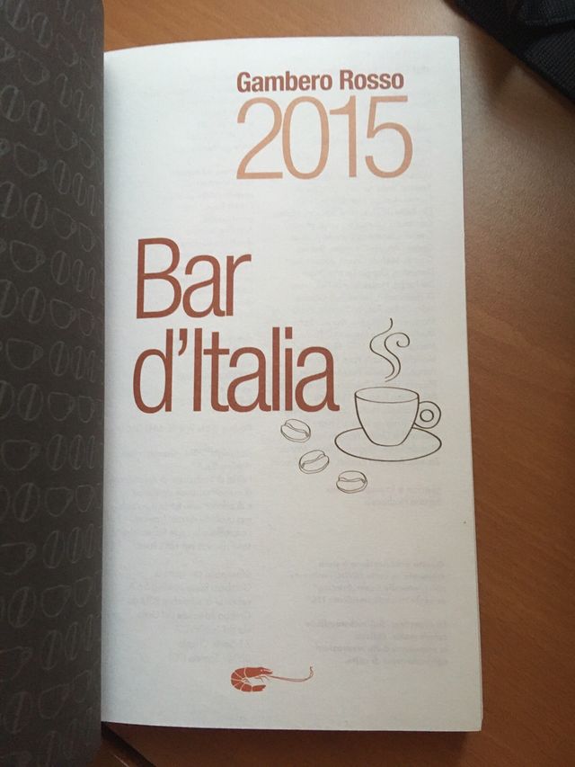 Libro Bar d’Italia 2015 Gambero Rosso