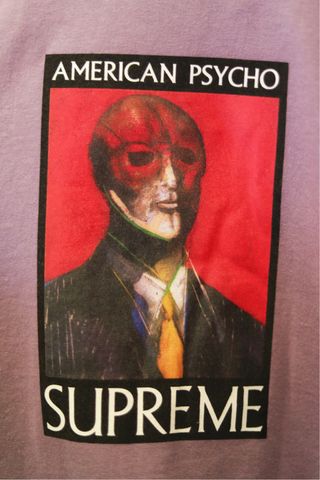 camiseta supreme american psycho