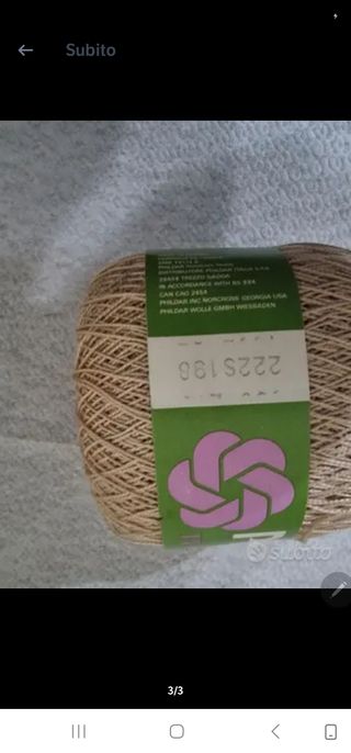 Gomitolo di cotone PHILDAR 4,00 € cadauno