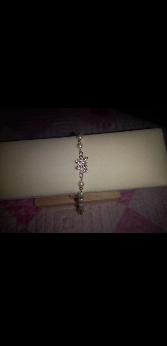 Braccialetto perle farfalla